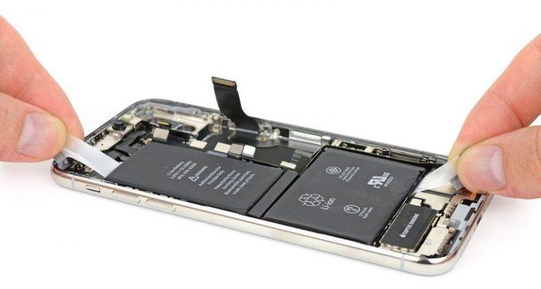 ifixit iphone x battery tabs 800x4281 | Techlog.gr - Χρήσιμα νέα τεχνολογίας