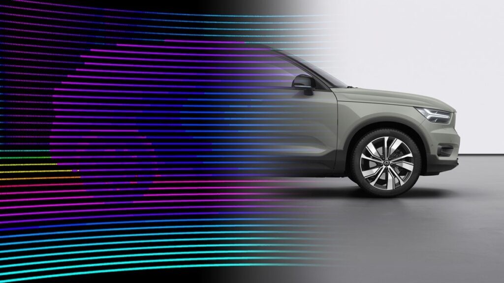 276515 Volvo XC40 Recharge LiDAR Visualisation | Techlog.gr - Χρήσιμα νέα τεχνολογίας