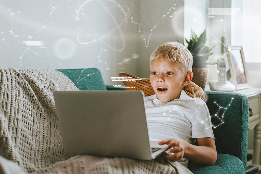 young student studying online through laptop during new normal digital | Techlog.gr - Χρήσιμα νέα τεχνολογίας