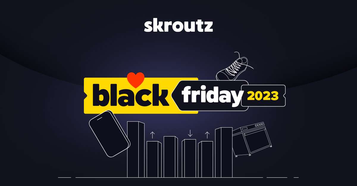 Skroutz Black Friday Report 2023: Αύξηση της μέσης τιμής του καλαθιού αγορών μέσω Skroutz κατά 21,52% σε σύγκριση με το 2022 skroutz-black-friday