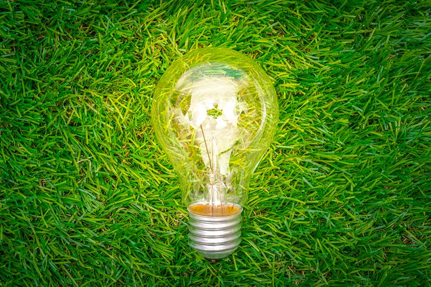 eco concept light bulb grow grass | Techlog.gr - Χρήσιμα νέα τεχνολογίας