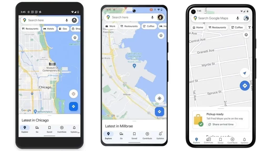 Google maps ui1 | Techlog.gr - Χρήσιμα νέα τεχνολογίας