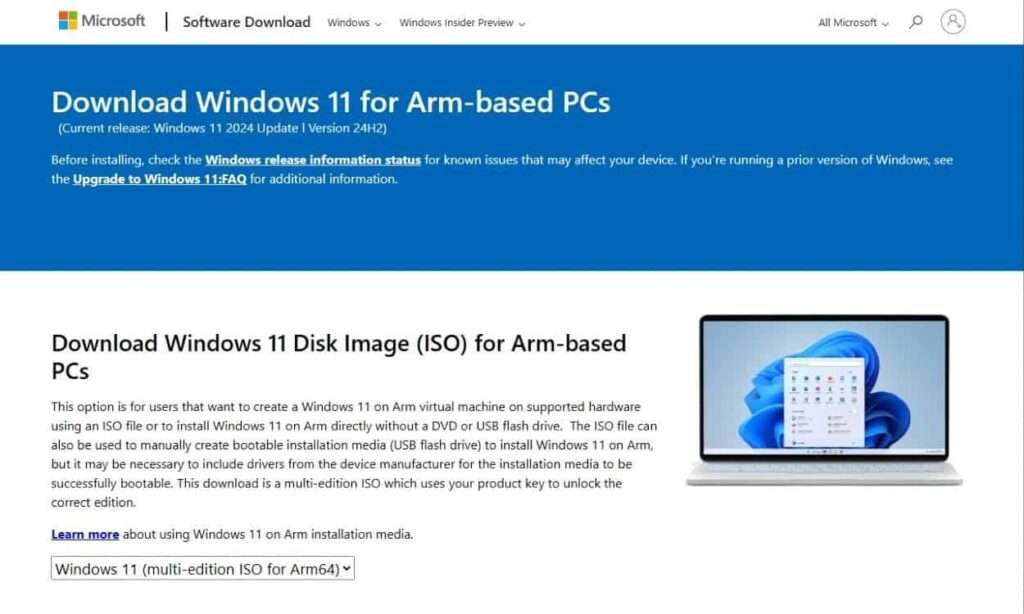 download windows 11 ISO for ARM PCs | Techlog.gr - Χρήσιμα νέα τεχνολογίας